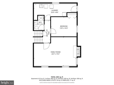 Floorplan - 1402 Mullins St, Silver Spring, MD 20904 photo 3 of 5