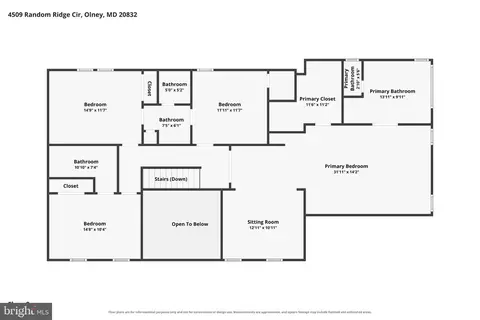 Floorplan - 4509 Random Ridge Cir, Olney, MD 20832 photo 2 of 3