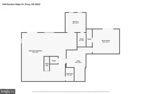 Floorplan - 4509 Random Ridge Cir, Olney, MD 20832 photo 3 of 3