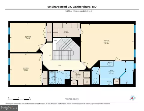 Floorplan - 90 Sharpstead Ln, Gaithersburg, MD 20878 photo 3 of 3