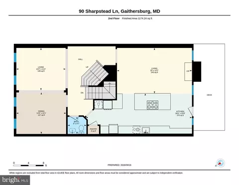 Floorplan - 90 Sharpstead Ln, Gaithersburg, MD 20878 photo 2 of 3