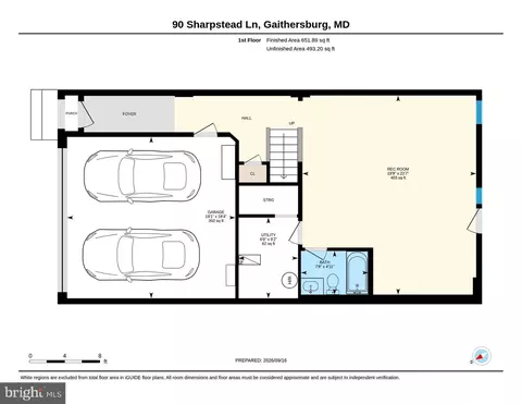 Floorplan - 90 Sharpstead Ln, Gaithersburg, MD 20878 photo 1 of 3