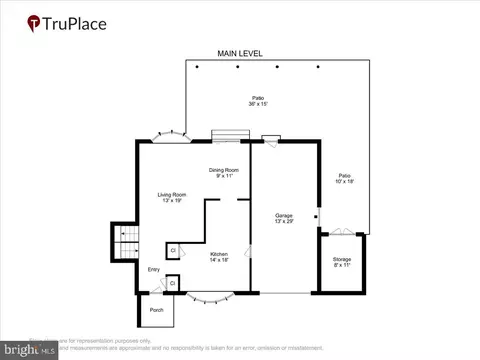 Floorplan - 1405 Mullins St, Silver Spring, MD 20904 photo 1 of 5