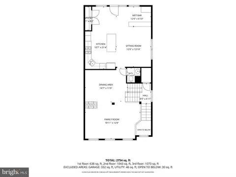 Floorplan - 1749 Chiswick Ct, Silver Spring, MD 20904 photo 2 of 4