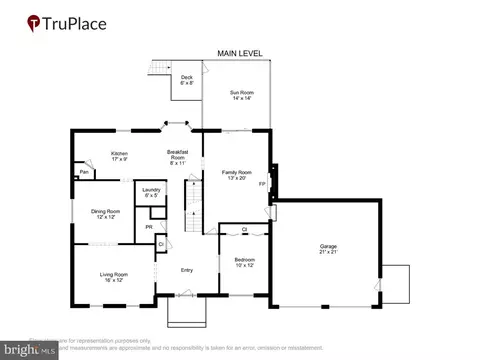 Floorplan - 21 Yeatman Ct, Silver Spring, MD 20902 photo 2 of 4