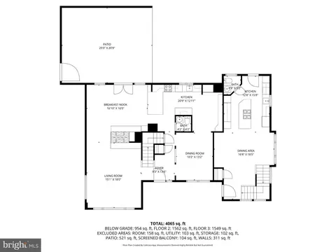 Floorplan - 1432 Crestridge Dr, Silver Spring, MD 20910 photo 1 of 4
