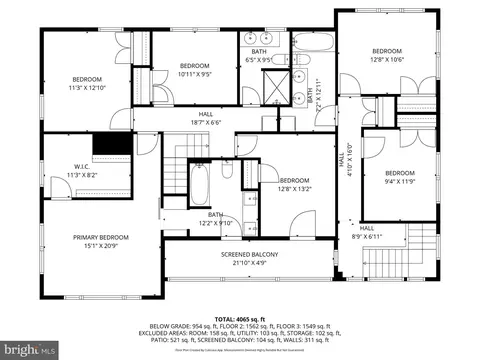 Floorplan - 1432 Crestridge Dr, Silver Spring, MD 20910 photo 3 of 4