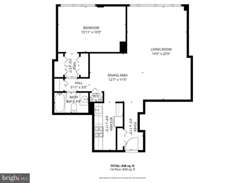 Floorplan - 1220 Blair Mill Rd #101, Silver Spring, MD 20910 photo 1 of 1