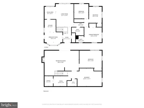 Floorplan - 1506 Ainsley Rd, Silver Spring, MD 20904 photo 2 of 3