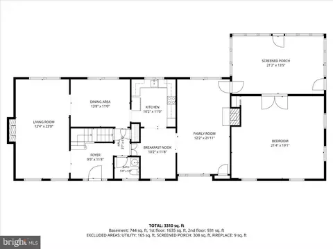 Floorplan - 14404 Tarpon Ter, Silver Spring, MD 20905 photo 1 of 4