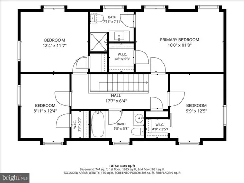 Floorplan - 14404 Tarpon Ter, Silver Spring, MD 20905 photo 2 of 4