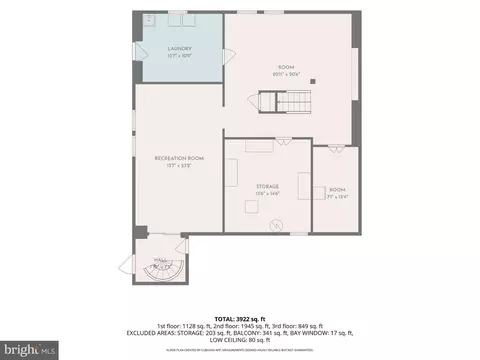 Floorplan - 1750 Overlook Dr, Silver Spring, MD 20903 photo 3 of 4