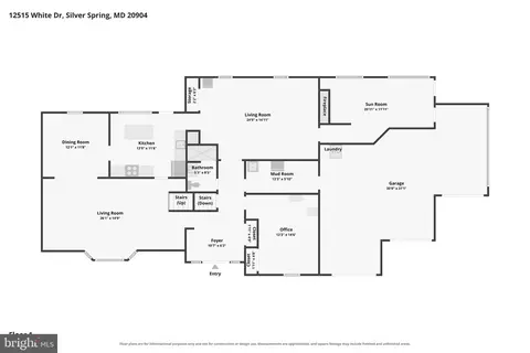 Floorplan - 12515 White Dr, Silver Spring, MD 20904 photo 1 of 2