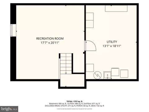 Floorplan - 8142 Hartford Ave, Silver Spring, MD 20910 photo 1 of 4