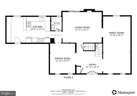 Floorplan - 2203 Aventurine Way, Silver Spring, MD 20904 photo 2 of 3