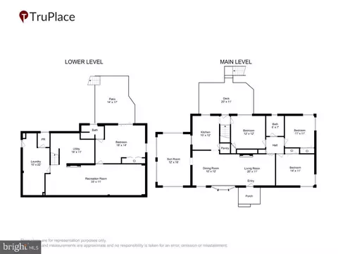 Floorplan - 10525 Kinloch Rd, Silver Spring, MD 20903 photo 1 of 1