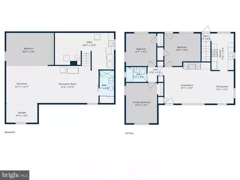 Floorplan - 8313 Piney Branch Rd, Silver Spring, MD 20910 photo 1 of 1