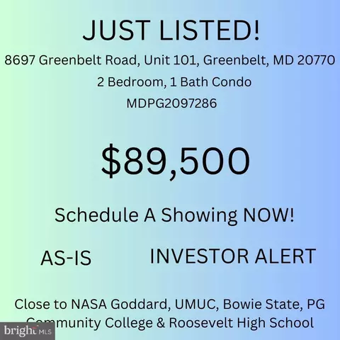 8697 Greenbelt Rd #101, Greenbelt, MD 20770