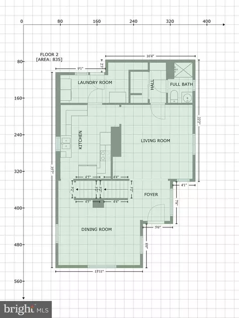 Floorplan - 336 Laurel Ave, Laurel, MD 20707 photo 5 of 7