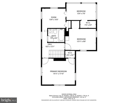 Floorplan - 336 Laurel Ave, Laurel, MD 20707 photo 2 of 7