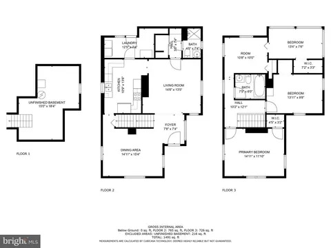 Floorplan - 336 Laurel Ave, Laurel, MD 20707 photo 4 of 7