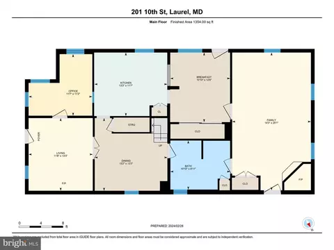 Floorplan - 201 10th St, Laurel, MD 20707 photo 1 of 2