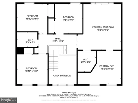 Floorplan - 9335 Copernicus Dr, Lanham, MD 20706 photo 2 of 7