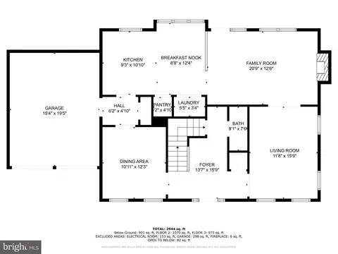 Floorplan - 9335 Copernicus Dr, Lanham, MD 20706 photo 1 of 7