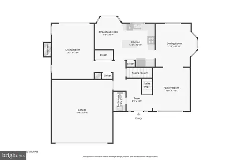Floorplan - 11604 Admiral Ct, Laurel, MD 20708 photo 3 of 4