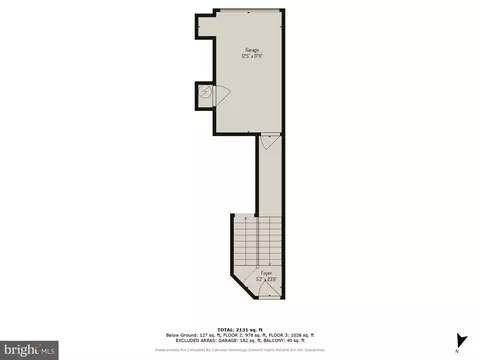 Floorplan - 9620 Block St #302, Lanham, MD 20706 photo 3 of 4