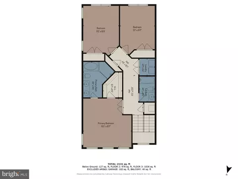 Floorplan - 9620 Block St #302, Lanham, MD 20706 photo 2 of 4