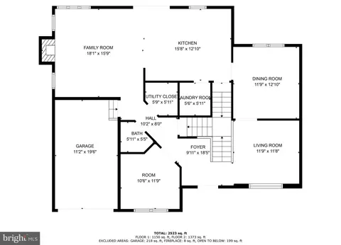 Floorplan - 13706 Missouri Ave, Brandywine, MD 20613 photo 1 of 6