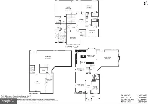 Floorplan - 7103 Solomons Ct, Brandywine, MD 20613 photo 1 of 1