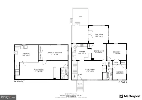 Floorplan - 7308 Oliver St, Lanham, MD 20706 photo 1 of 1