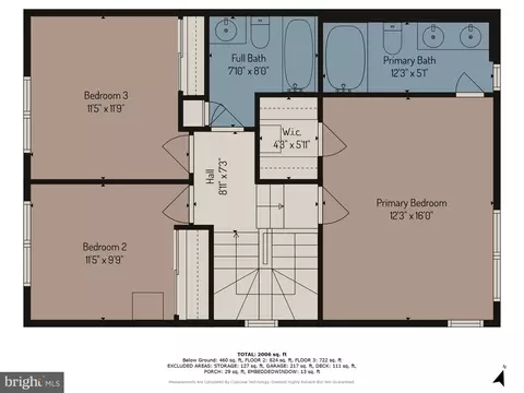 Floorplan - 823 Postwick Pl, Bowie, MD 20716 photo 2 of 4