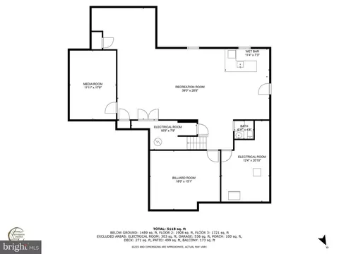 Floorplan - 6401 Oglethorpe Mill Dr, Brandywine, MD 20613 photo 1 of 4