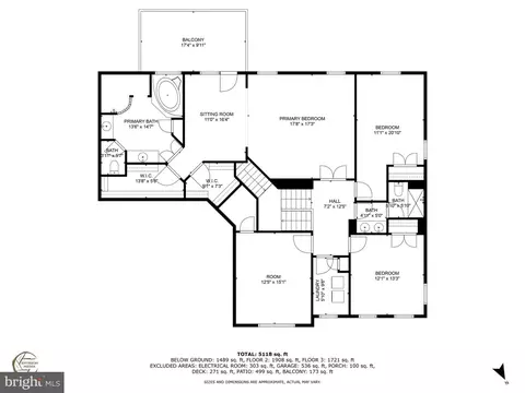 Floorplan - 6401 Oglethorpe Mill Dr, Brandywine, MD 20613 photo 3 of 4
