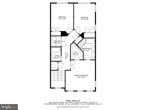Floorplan - 9710 Vang Dr, Lanham, MD 20706 photo 3 of 4
