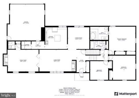 Floorplan - 3700 Baskerville Dr, Mitchellville, MD 20721 photo 1 of 2