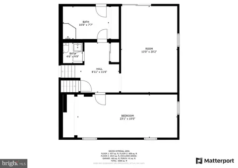 Floorplan - 3700 Baskerville Dr, Mitchellville, MD 20721 photo 2 of 2