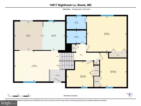 Floorplan - 14917 Nighthawk Ln, Bowie, MD 20716 photo 1 of 2