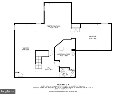 Floorplan - 9618 Stuart Ln, Clinton, MD 20735 photo 3 of 4