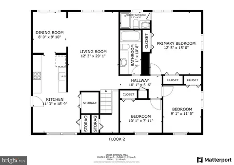Floorplan - 4400 Havelock Rd, Lanham, MD 20706 photo 1 of 2