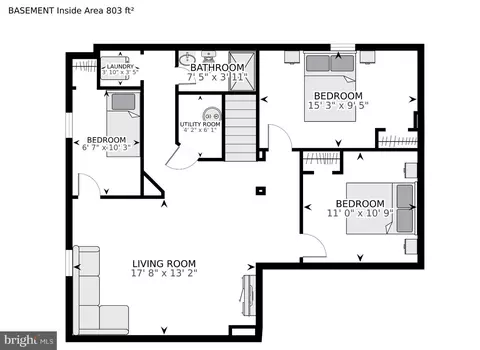 Floorplan - 9601 Oakwood Ave, Lanham, MD 20706 photo 2 of 2