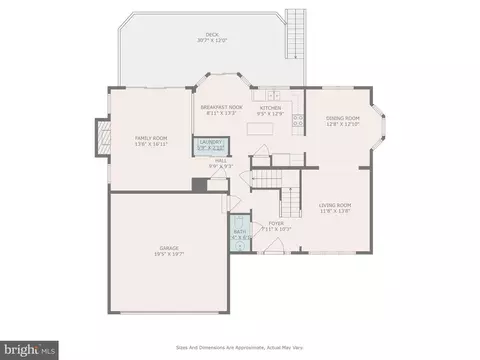 Floorplan - 8908 Admiral Dr, Laurel, MD 20708 photo 1 of 3