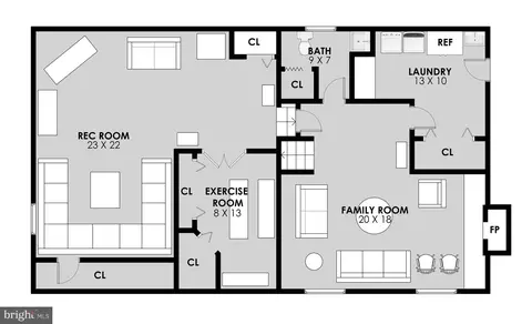 Floorplan - 6907 Lamont Dr, Lanham, MD 20706 photo 1 of 3