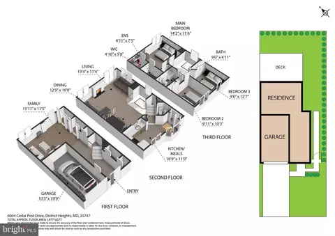 Floorplan - 6034 Cedar Post Dr, District Heights, MD 20747 photo 1 of 2