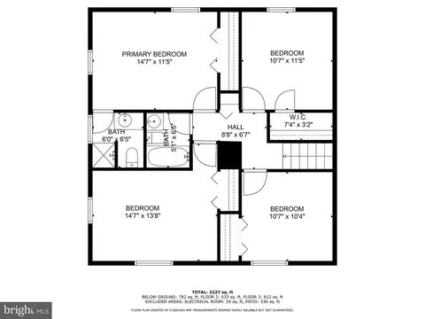 Floorplan - 11804 Montague Dr, Laurel, MD 20708 photo 3 of 3