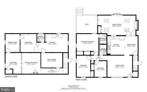 Floorplan - 8920 Hilton Hill Dr, Lanham, MD 20706 photo 3 of 3