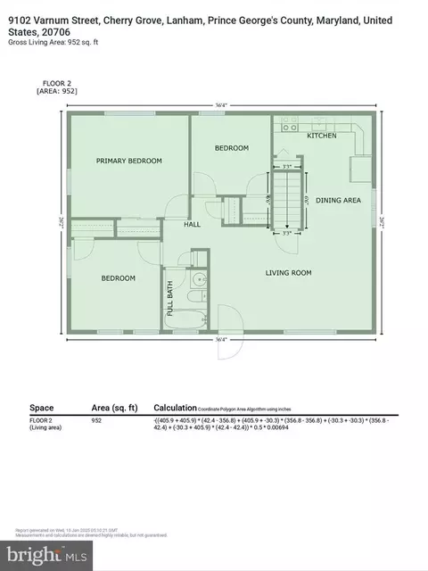 Floorplan - 9102 Varnum St, Lanham, MD 20706 photo 4 of 5
